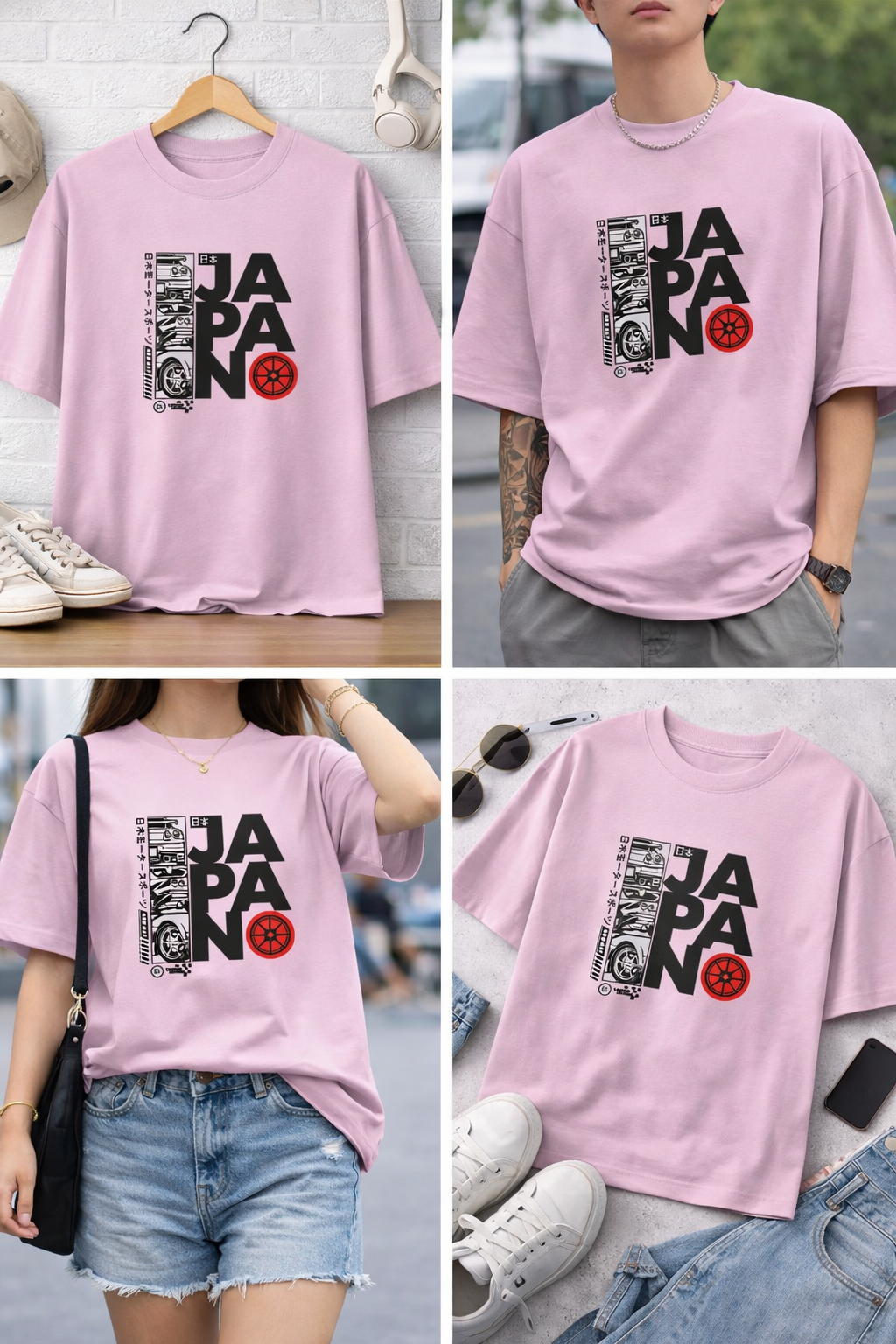 JAPAN Street Vibes Oversized T-Shirt | Premium Cotton&nbsp; Unisex Fit