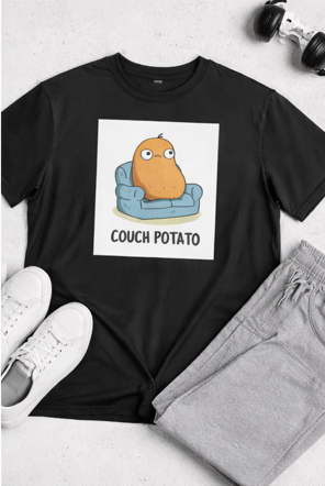 Couch Potato Oversized T-Shirt By THE UNBRANDED CLUB
